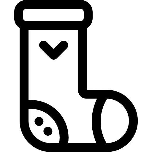 skarpetka Basic Rounded Lineal ikona