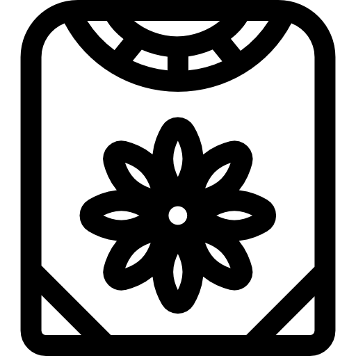 blusa Basic Rounded Lineal icono