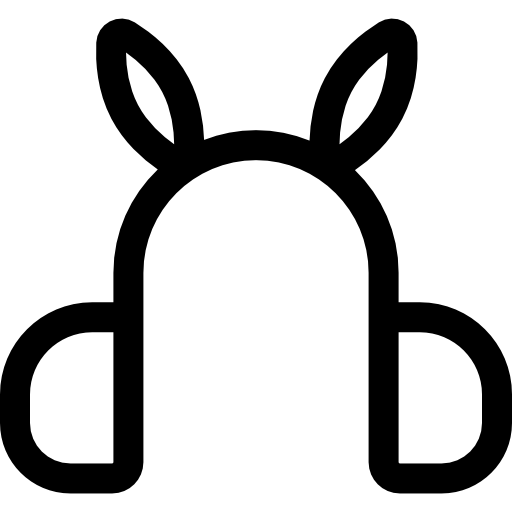 イヤーマフ Basic Rounded Lineal icon