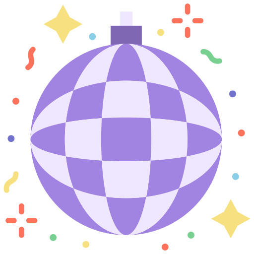 bola de disco Generic Flat icono