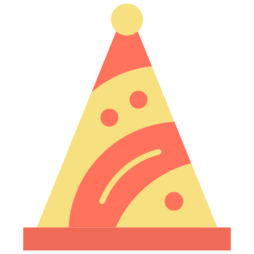 sombrero de fiesta Generic Flat icono