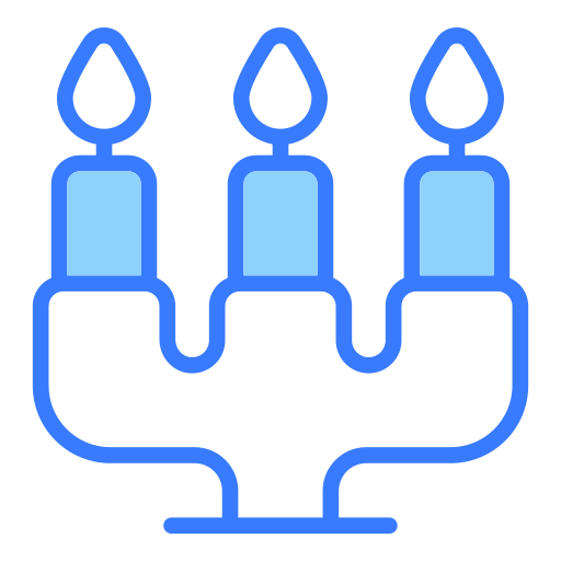 Candle holder Generic Blue icon