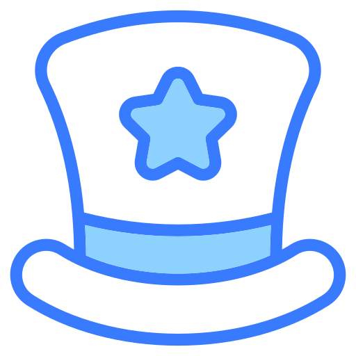 magische hoed Generic Blue icoon