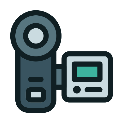 Cam recorder Generic Outline Color icon