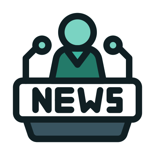 News anchor Generic Outline Color icon