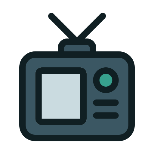 televisione Generic Outline Color icona