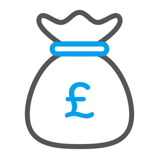 Pound Generic Outline Color icon