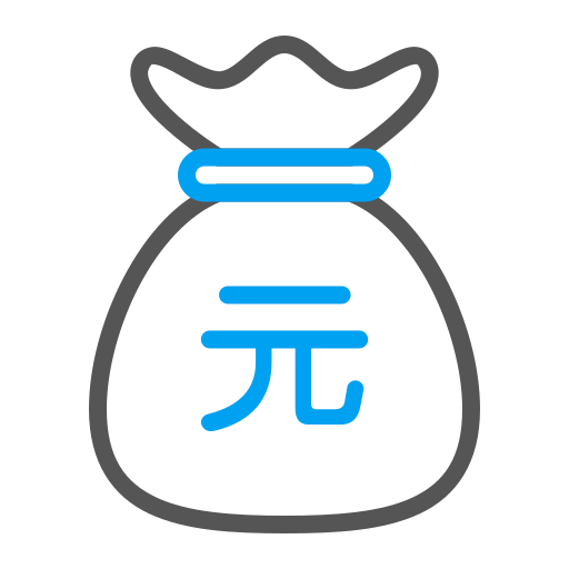 yuan Generic Outline Color icoon