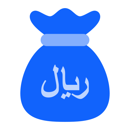 riyal Generic Blue Icône