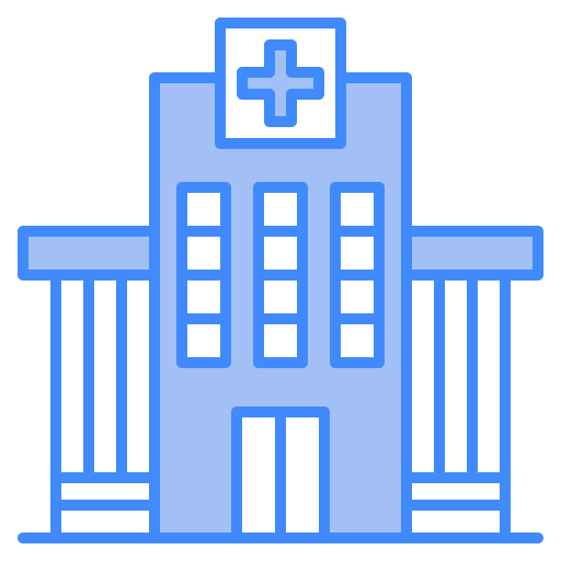 진료소 Generic Blue icon