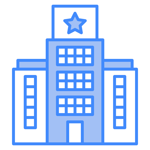 Police station Generic Blue icon