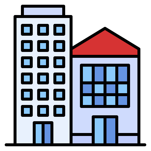 stadt Generic Outline Color icon