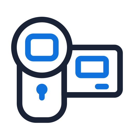 Cam recorder Generic Outline Color icon