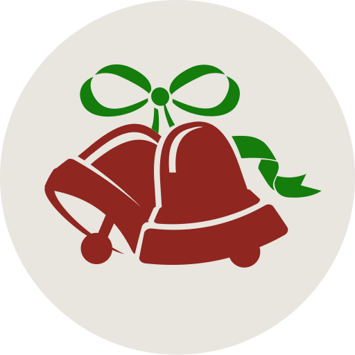 Christmas bell Generic Circular icon