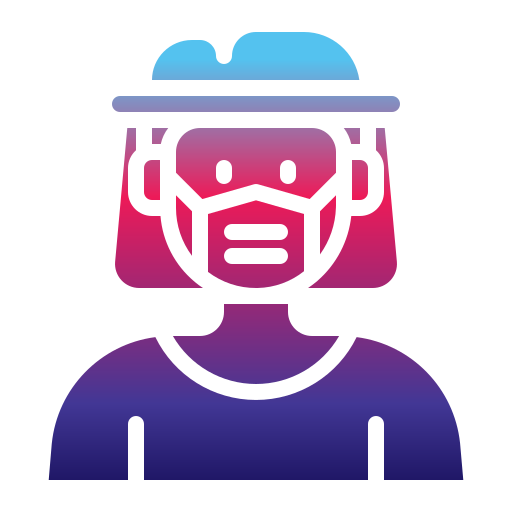 Face protection Generic Flat Gradient icon
