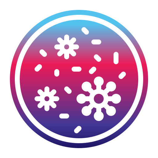 coronavirus Generic Flat Gradient icoon