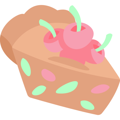 ciasto owocowe Generic Flat ikona