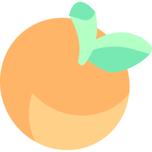 mandarijn Generic Flat icoon