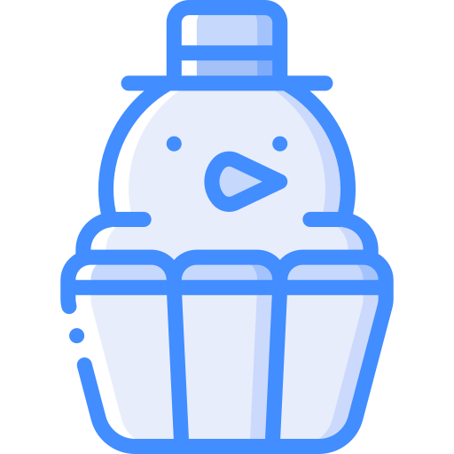 cupcake Basic Miscellany Blue icon