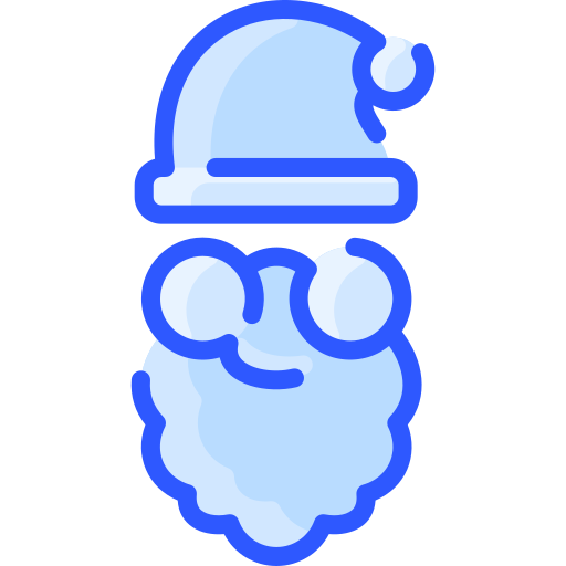 kerstman Vitaliy Gorbachev Blue icoon