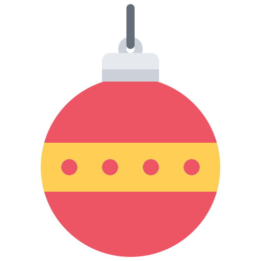クリスマスボール Coloring Flat icon