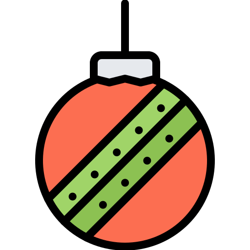 Christmas ball Coloring Color icon