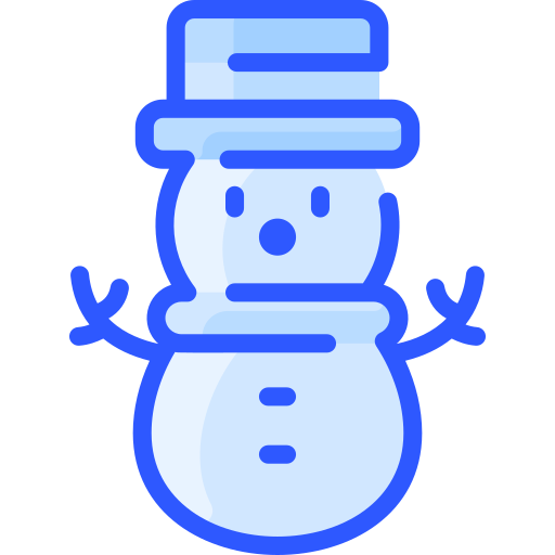 雪だるま Vitaliy Gorbachev Blue icon