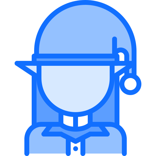elf Coloring Blue icoon