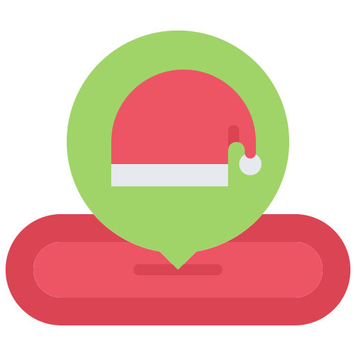 fiesta de navidad Coloring Flat icono