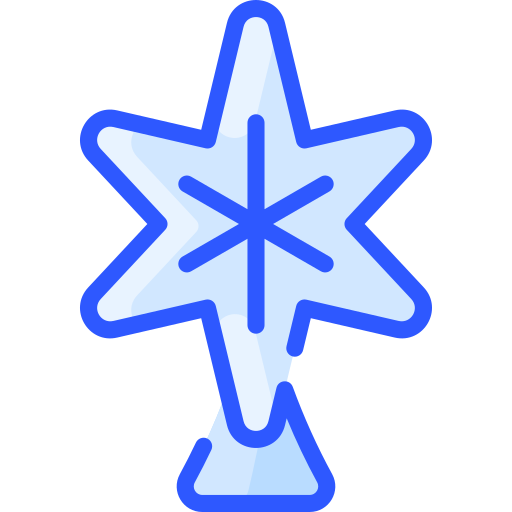 estrella de navidad Vitaliy Gorbachev Blue icono