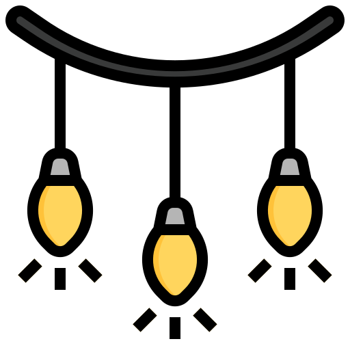 oświetlenie świąteczne Surang Lineal Color ikona