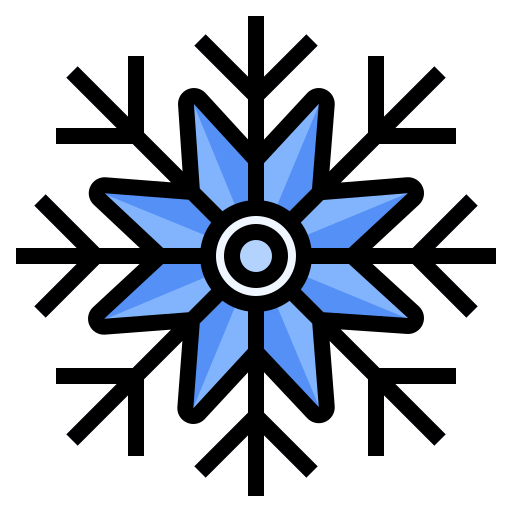 Snowflake Surang Lineal Color icon