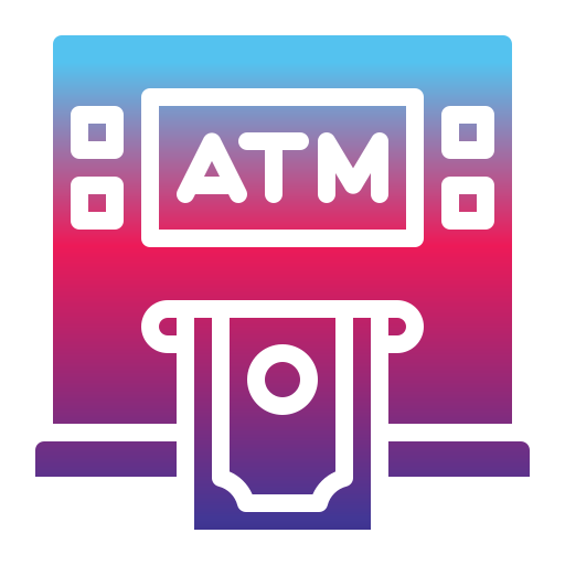 atm 기계 Generic Flat Gradient icon