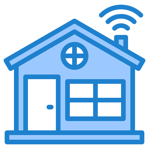 똑똑한 집 srip Blue icon