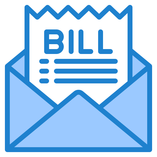 Bill srip Blue icon