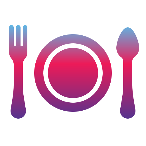 comida y restaurante Generic Flat Gradient icono