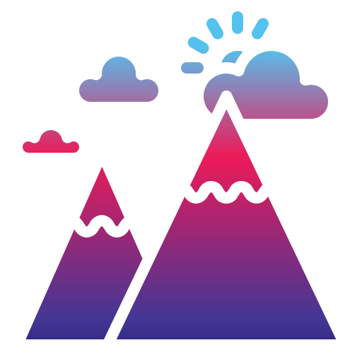 гора Generic Flat Gradient иконка