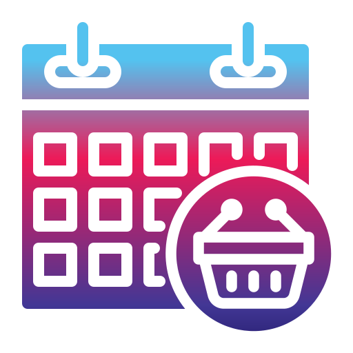 calendrier Generic Flat Gradient Icône