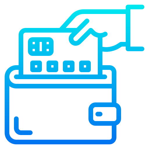 bezahlverfahren srip Gradient icon