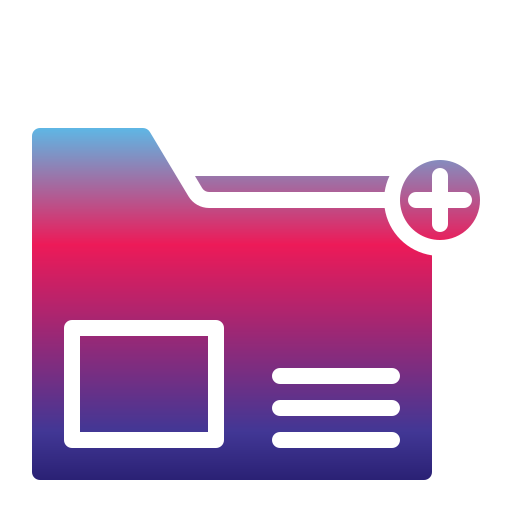 Folder Generic Flat Gradient icon