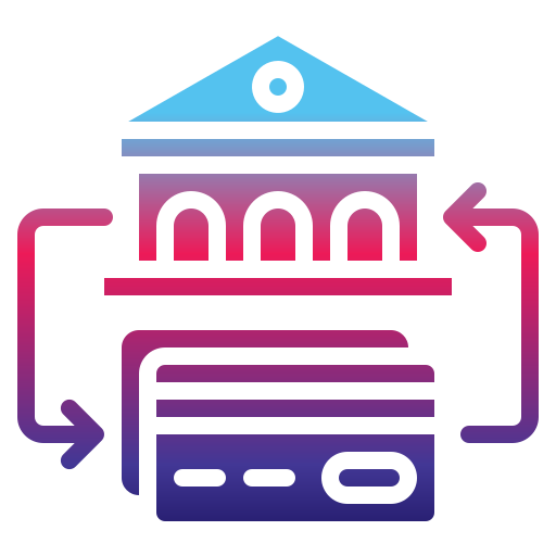 Échange de devises Generic Flat Gradient Icône