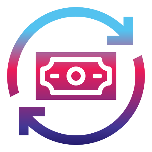 cambio de divisas Generic Flat Gradient icono