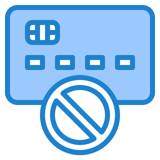 Кредитная карта srip Blue иконка