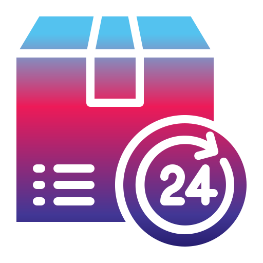 24 hours delivery Generic Flat Gradient icon