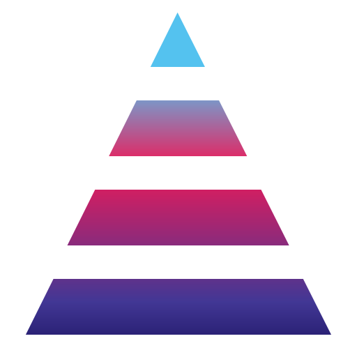 Пирамида Generic Flat Gradient иконка