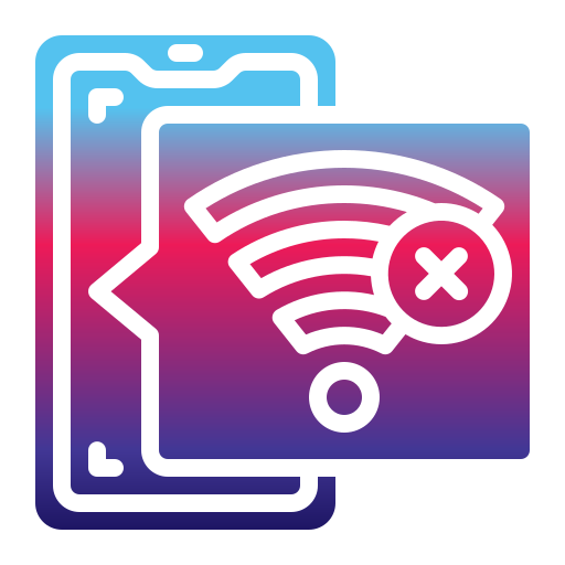연결 끊김 Generic Flat Gradient icon