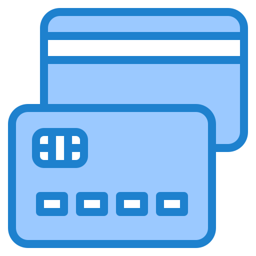 tarjeta de crédito srip Blue icono