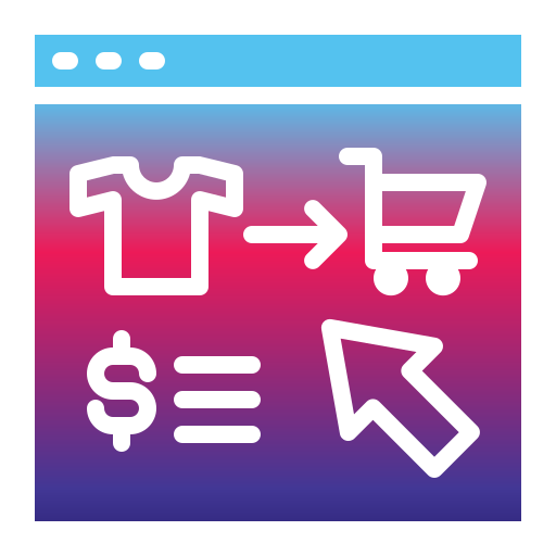 Shopping online Generic Flat Gradient icon