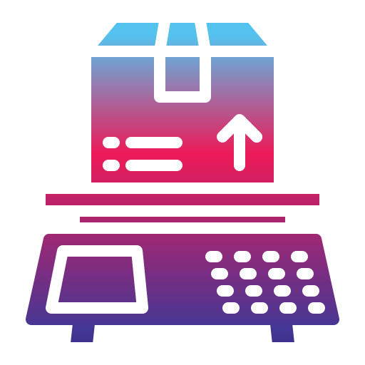 Parcel weight Generic Flat Gradient icon