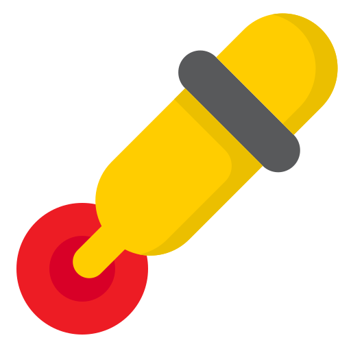 Dropper srip Flat icon